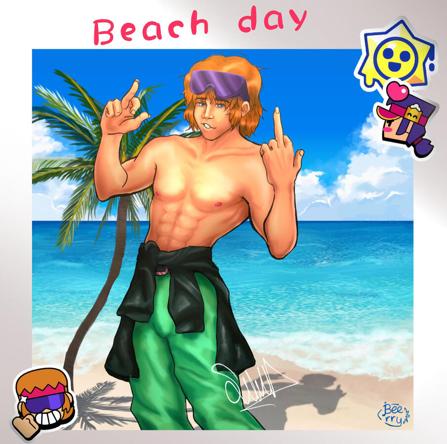 Buster fanart | Brawl stars